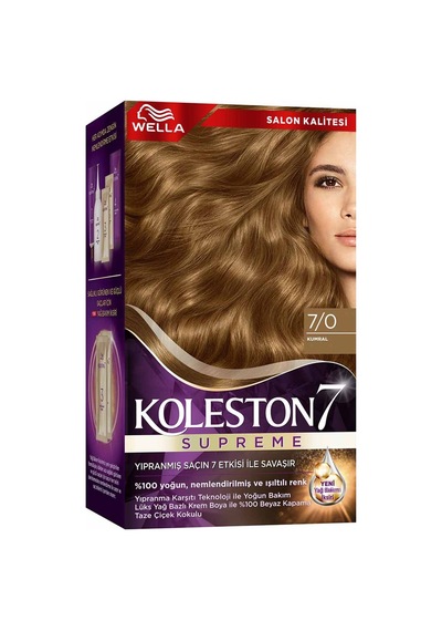 4 Adet Koleston Saç Boyası 7/0 Kumral 135 Ml