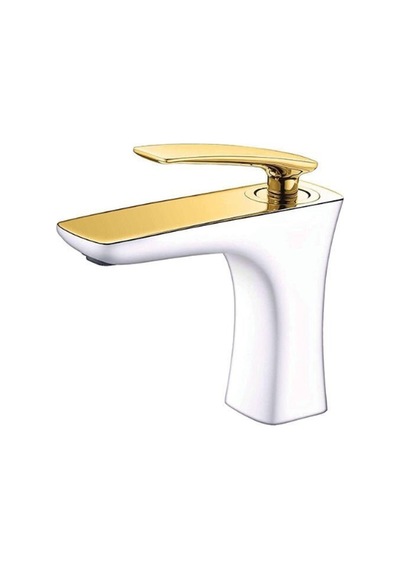 Lıfe Lavabo Bataryası Beyaz-altın Altın & Beyaz