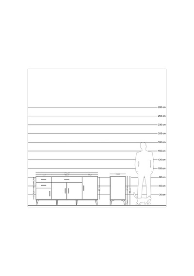 Hyperion Konsol 3 Raflı 3 Çekmeceli 4 Kapaklı 176x44x83 Çam-çam Çam Hyperion Konsol 3 Raflı 3 Çekmeceli 4 Kapaklı 176x44x83 Çam-çam Çam
