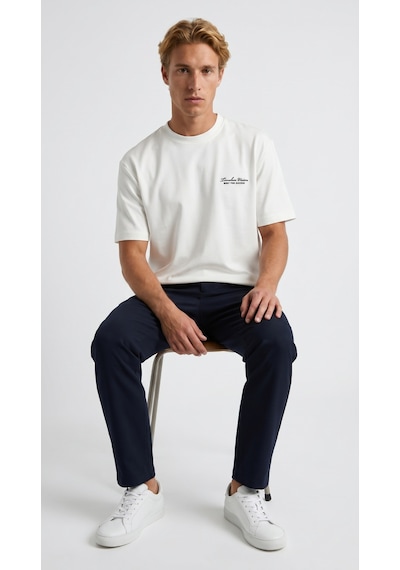 Redline Erkek Kısa Kol Regular Fit Tshirt Beyaz