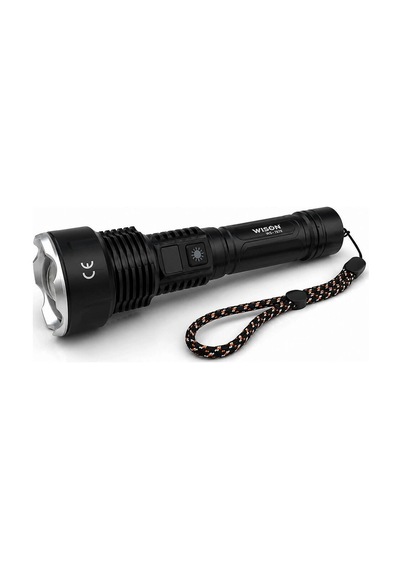 Wison Ws-7878 30watt 3000 Lümen Uzun Menzilli Usb Type-c Şarjlı El Feneri Evimdeyokyok Beyaz