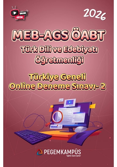 2026 Meb-ags Öabt Türk Dili Ve Edebiyatı Öğretmenliği Türkiye Geneli Online Deneme Sınavı-2