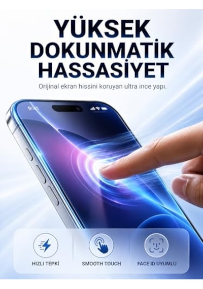 Pro Tempered Glass Cam Ekran 16 Pro İle Uyumlu Ekran - Şeffaf