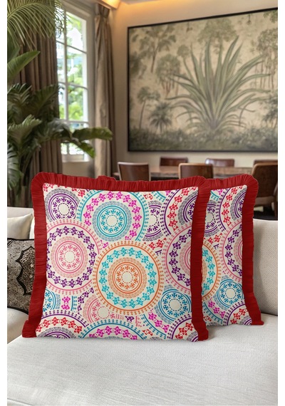 Boho Etnik Mandala Motifli Saçaklı Yastık Kılıfı - Renkli Retro Bordo Püsküllü Kırlent Kılıfı Kadim Sahil Opal Boho Etnik Mandala Motifli Saçaklı Yastık Kılıfı - Renkli Retro Bordo Püsküllü Kırlent Kılıfı Kadim Sahil Opal