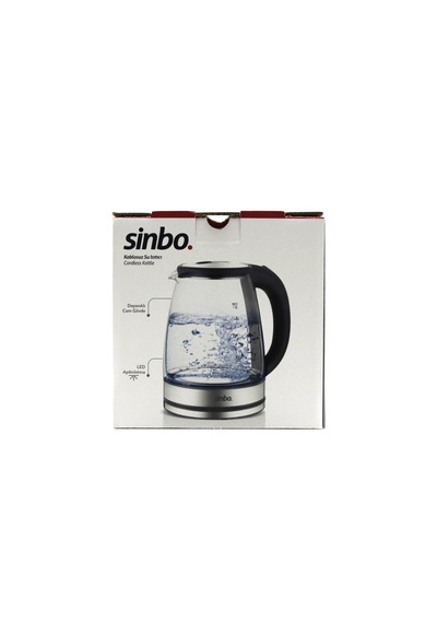 Cam - Ledli Kettle 1.8lt Gizli Rezistans - Kablosuz 360 Derece Gövde 1500w Sk-8033 5691