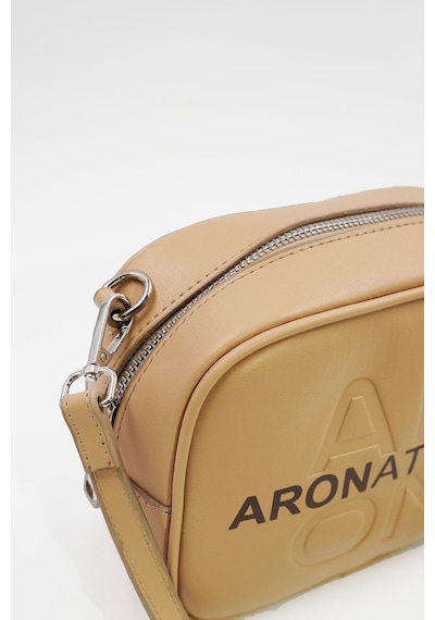 Küçük Boy Crossbody Çapraz Askılı Kadın Omuz Çantası Nude Nude