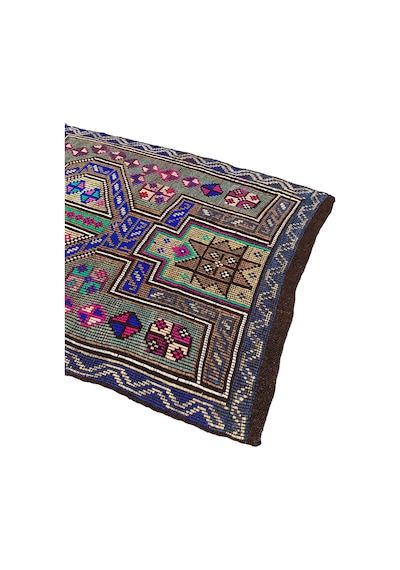El Dokuma Sıfır Mut Kilimi 105x130 Renkli Kök Boya Kilim  Teşhir Ürün