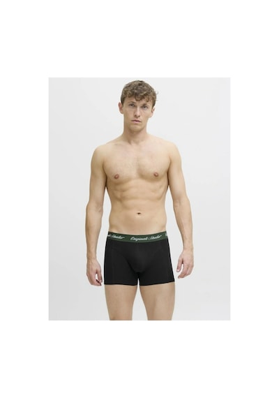 Jack & Jones Jacnorrebro 3'lü Paket Boxer 12287141 Siyah