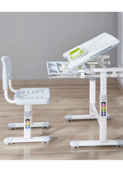 Ayarlanabilir Ergonomik Çocuk Aktivite Masası 3-10 Yaş- Gri