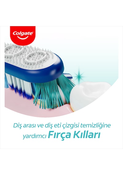 Colgate 360 Komple Ağız Temizliği Diş Fırçası Medium 2'li