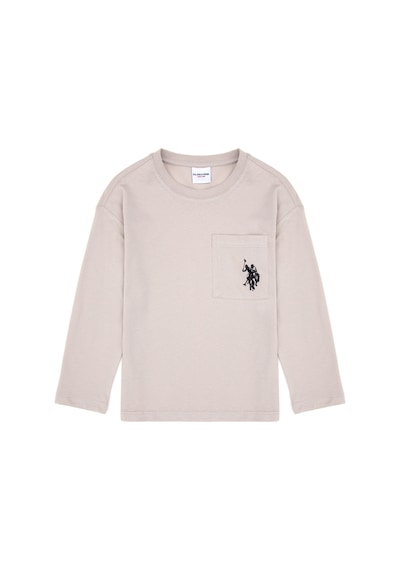 U.S. Polo Assn. Erkek Çocuk Taş Bisiklet Yaka Sweatshirt 50314033-VR049