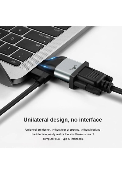 Lunatic 9348 Type C To Vga Kablo Ucu Mini Çevirici Dönüştürücü Adaptör