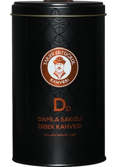Tarihi Ertuğrul Kahvesi Damla Sakızlı Dibek Kahvesi Teneke 250 G