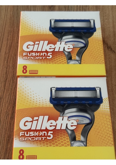 Gillette Fusion5 Sport 8 Li X 2 Adet / Toplam 16 Adet