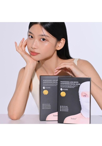Sudee Whitening And Spots Lightening Facial Mask 30 Ml 5 Ad Lekelerini Açmak İçin Kumaş Maske