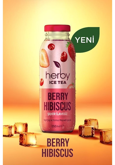 Herby Ice Tea Berry Hibiscus 12 x 250 ML