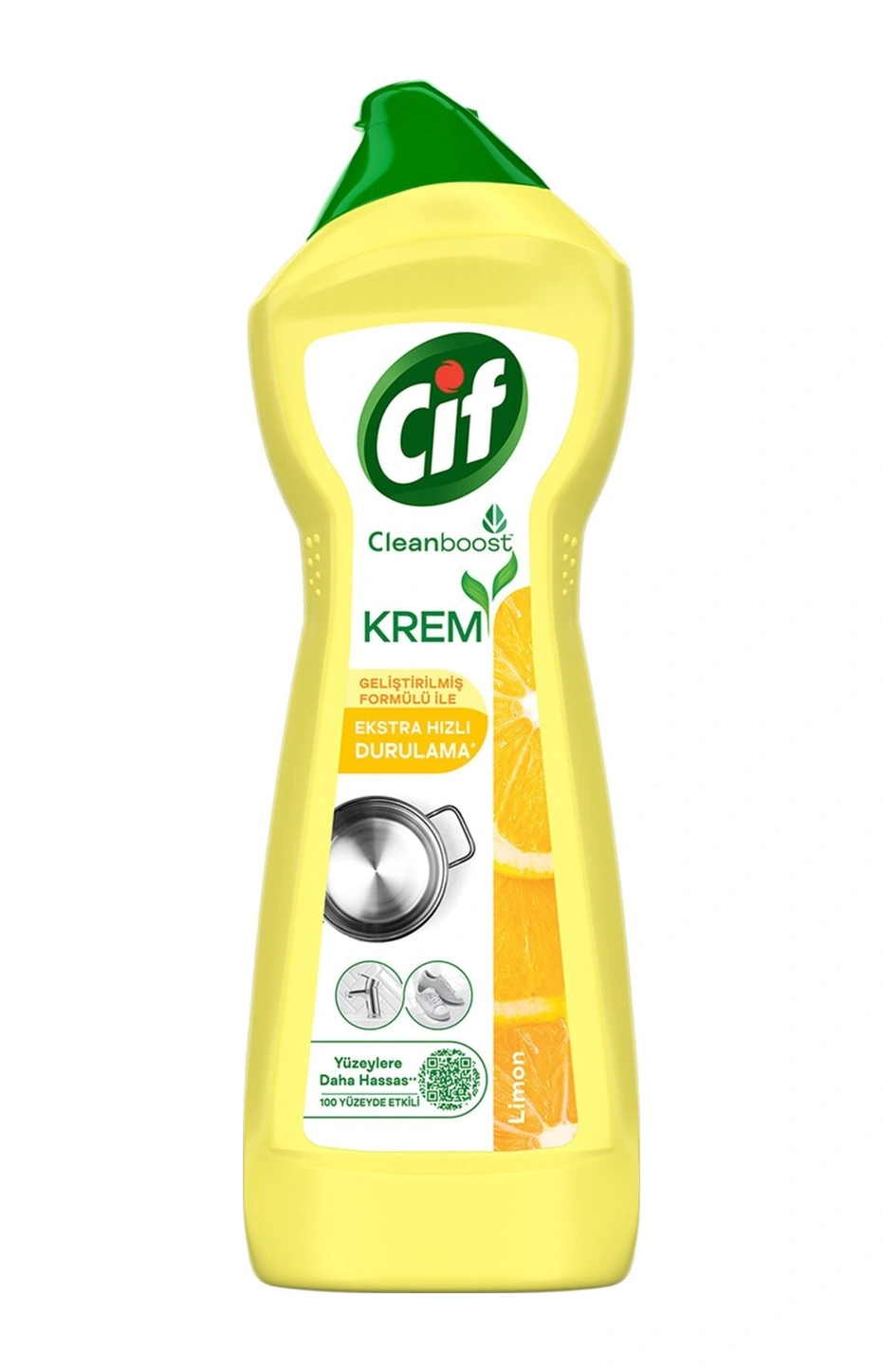 Cif Krem 500 Ml Gold-amonyak-limon 3 Lü Karma Paket 3'lü Set