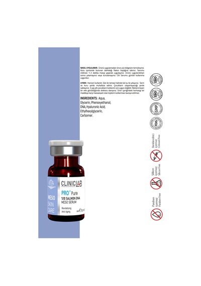 Somon Dna %10 Içeren Yaşlanma Karşıtı Yenileyici Meso Serum 6 Ml X 10 Adet