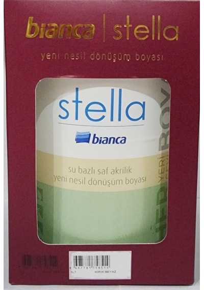 Stella Yeni Nesil Dönüşüm Boyası Kırık Beyaz 1lt Diğer