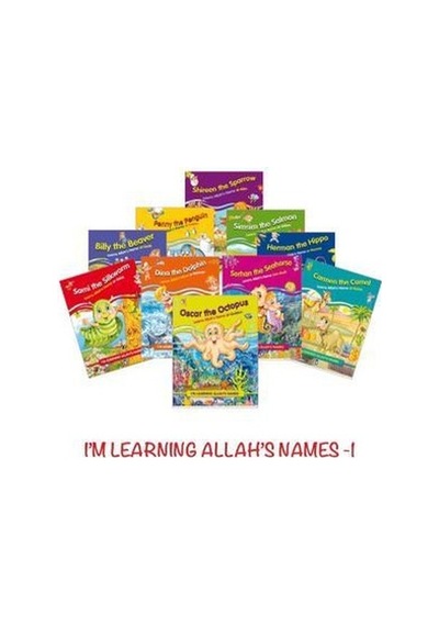 Allahın Isimlerini Öğreniyorum 1 - Set Ingilizce - 10 Kitap