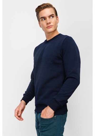 Igs İgs Erkek Lacivert Standart Bisiklet Yaka Sweatshirt Lacivert