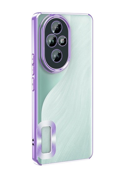 Honor 200 Pro Kılıf Kamera Lens Korumalı Logo Gösteren İnce Hafif Pazarplus Altın