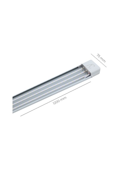 80w Beyaz Kristal Led Bant Armatür 6500k Beyaz Işık Beyaz