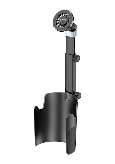 Go Des Gd-hd253 M-safe Magnetik 360 Derece Dönebilen Bardaklık Tasarım Telefon Tutucu Siyah Siyah