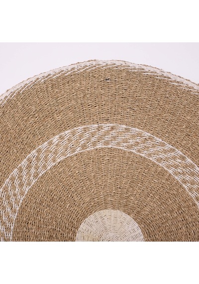 Doğal Deniz Sazı 120 Cm Dekoratif Halı & Duvar Dekoru Bej