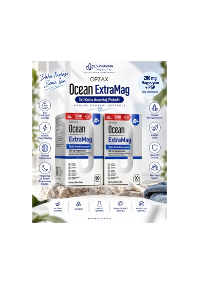 Plus Omega 3 50+50 Kapsül + Extramag Magnezyum 90+90 Tablet 2'li Set