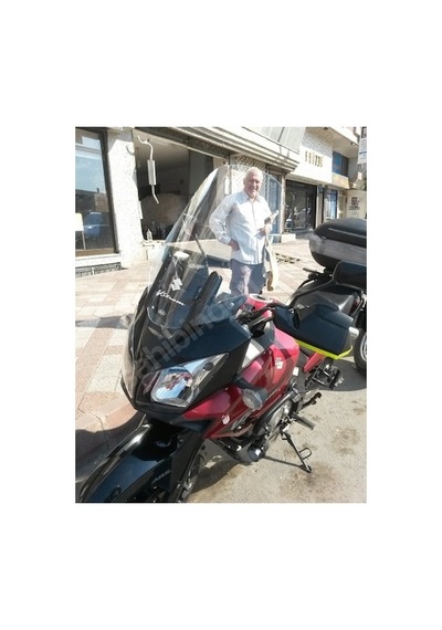 Zeus Motor 2004-10 Suzuki V-strom Dl650 Dl1000 Uzun Cam Zeus Şeffaf 56cm 4mm Motosiklet Camı