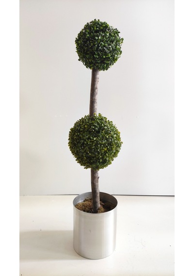 Rüzgar Yapay Çiçekçilik 120 Cm Şimşir Top Yeşil