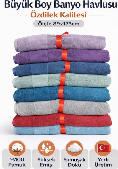 Özdilek Svv Border Büyük Boy Banyo Havlusu 89x173 - Aqua Su Aqua
