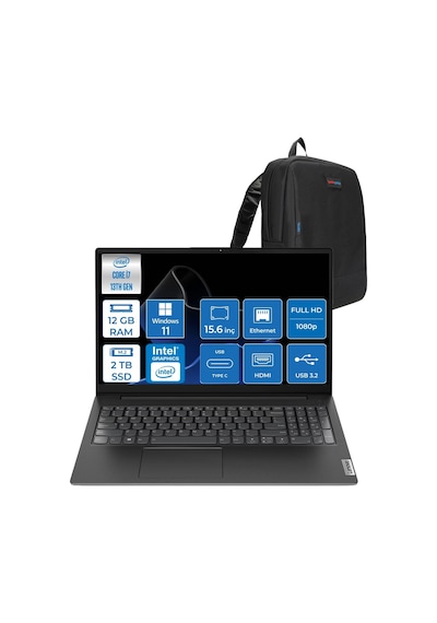 Lenovo V15 G4 IRU 83A100QRTRH17 i7-13620H 24 GB 512 GB SSD 15.6" W11H Dizüstü Bilgisayar + Zetta Çanta