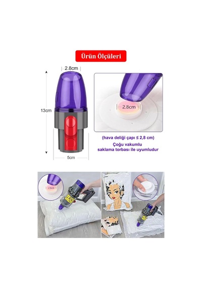 V7, V8, V10, V11, V15 İle Uyumlu Vakum Başlığı Aparatı, Hızlı Vakum Çesit Seçiniz-Çap Seçiniz / Hss (Standart)-10 Mm