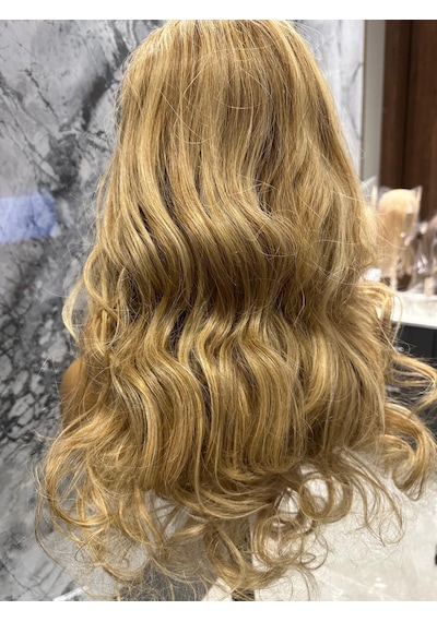 Peruk 50 Cm 6y2bwmodeli Sarı Ombreli