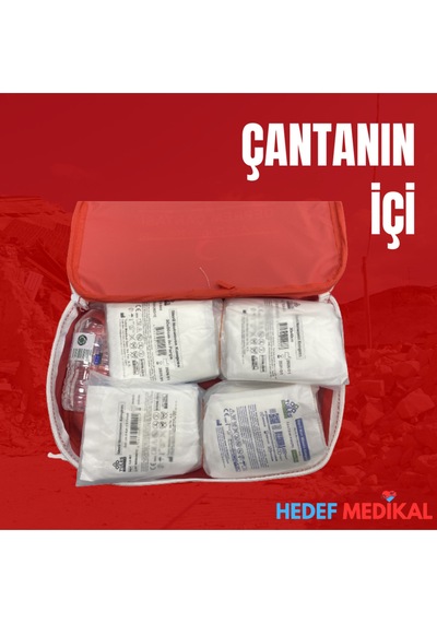 Deprem Çantası & İlk Yardım Seti 2 Kişilik Uzman Hazırlıklı Ve Hayatta Kalma Seti