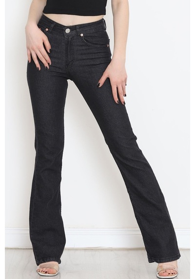 Mokashopin - İspanyol Paça Kot Pantolon Koyufüme - 17274.1431. 001