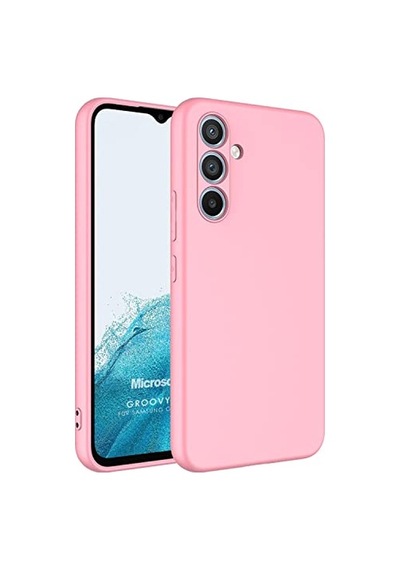 Samsung Galaxy A14 İçin Kılıf Groovy Soft Pembe Galaxy A14 İle Uyumlu Kılıf - Pembe Diğer