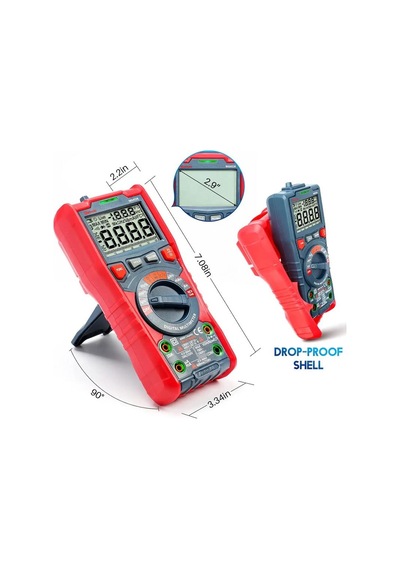 Astroai Dijital Multimetre Trms 6000 Counts Test Cihazi M6kor