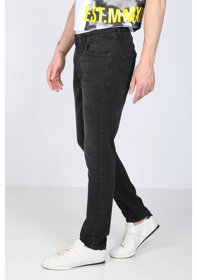 Banny Jeans Erkek Siyah Straight Fit Jean Pantolon