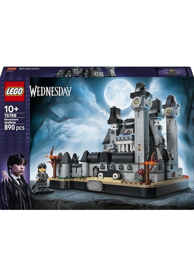 LEGO® Wednesday Nevermore Akademisi 76788 - 10 Yaş ve Üzeri Çocuklar için Mikro Figür İçeren Oyuncak Yapım Seti (890 Parça)