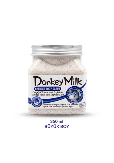 Eşek Sütü Özlü Canlandırıcı Vücut Peelingi 350 Ml Pürüzsüzleştirici & Nemlendirici Vücut Scrub
