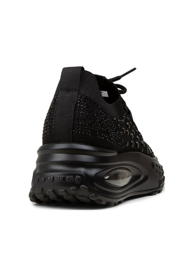 Deery Kadın Siyah Taş Detaylı Sneaker Ayakkabı - 26311zsyhp01 Siyah