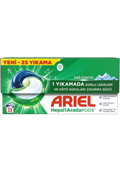 Hepsi1arada Pods Kapsül Çamaşır Deterjanı Beyazlar Ve Renkliler 25 Yıkama 1000'li Set