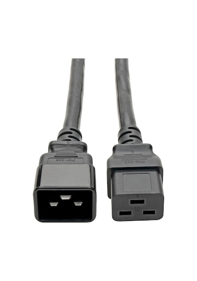 2 Metre 3x1.5mm² C19 To C20 Güç Kablosu Iec Uzatma Power Kablosu