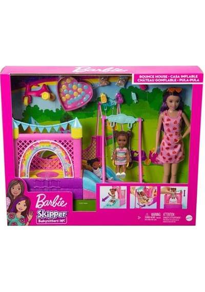 HHB67 BARBİE BEBEK BAKICISI SKİPPER OYUN EVİ SETİ