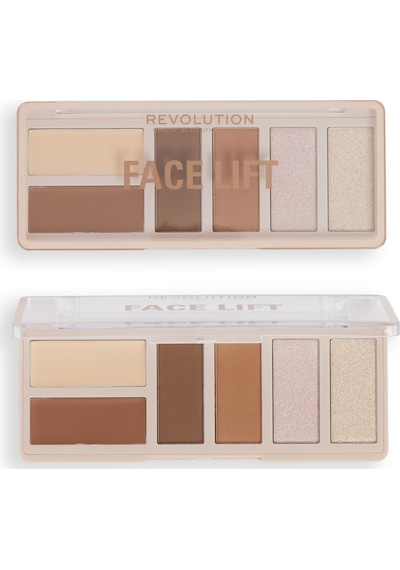 Revolution Face Lift Allık Kontür ve Bronzer Paleti ﻿Light To Medium