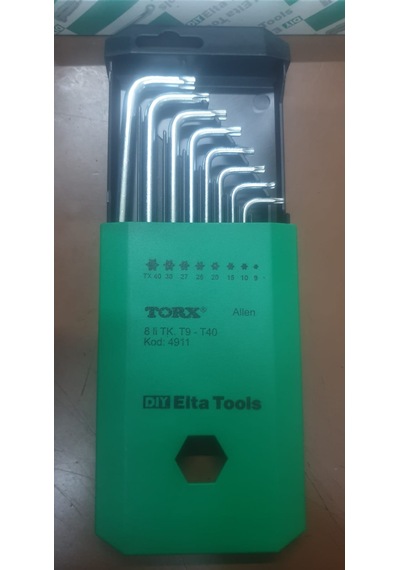 Elta Torx Allen Takımı 8 Li