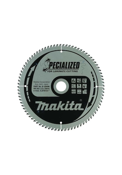 Makita Laminant Kesim Daire Testere 260x84 Diş Maab29496